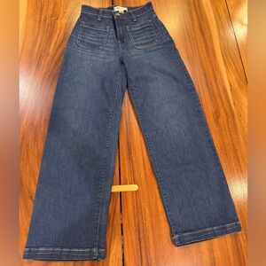 The Emmett Wide-Leg Full Length Jean: Patch Pocket Edition Petite